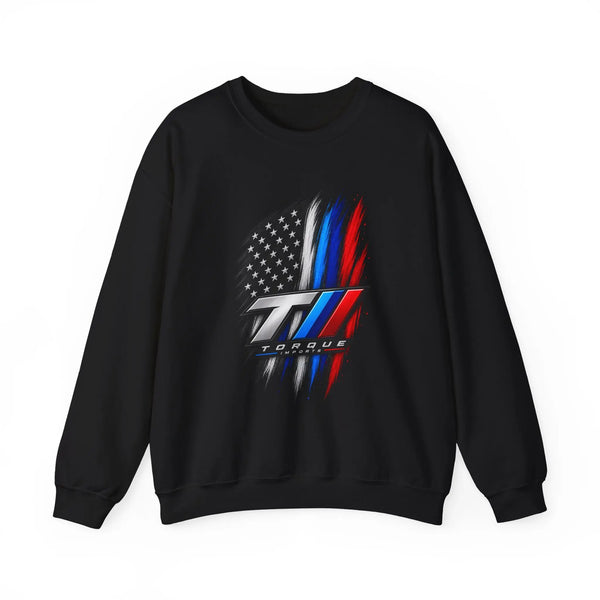 Torque American Flag Crewneck Sweatshirt