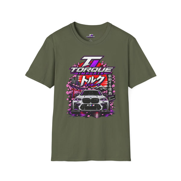 Torque Drift Car Tee — Japanese Retro Racing T-Shirt (トルク)