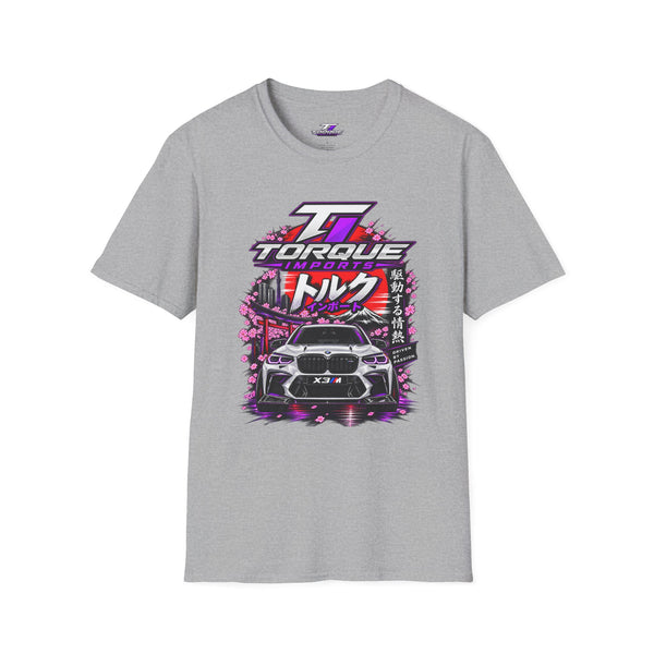 Torque Drift Car Tee — Japanese Retro Racing T-Shirt (トルク)