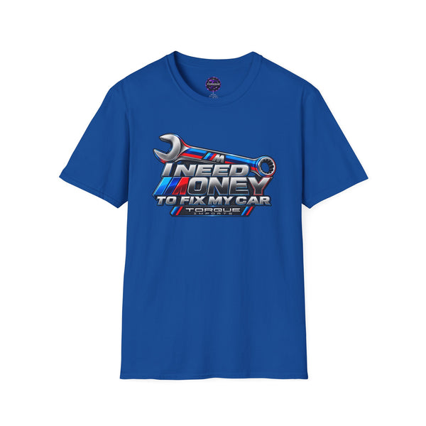 Torque Imports — "I Need Money To Fix My Car" Wrench Auto Repair Tee