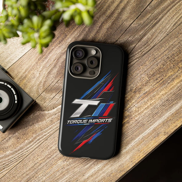 Tough Cases Phone Case — Torque Imports Racing Stripe Design Printify