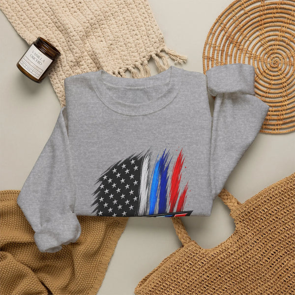 Torque American Flag Crewneck Sweatshirt