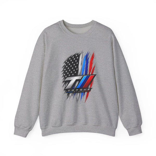 Torque American Flag Crewneck Sweatshirt