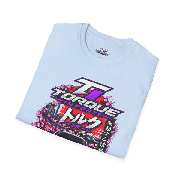 Torque Drift Car Tee — Japanese Retro Racing T-Shirt (トルク)