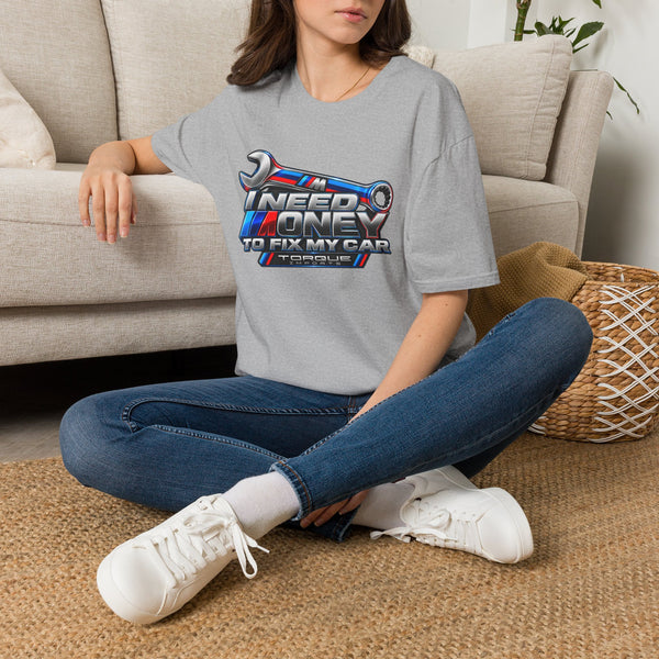 Torque Imports — "I Need Money To Fix My Car" Wrench Auto Repair Tee