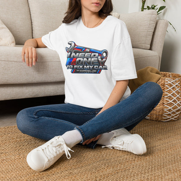 Torque Imports — "I Need Money To Fix My Car" Wrench Auto Repair Tee
