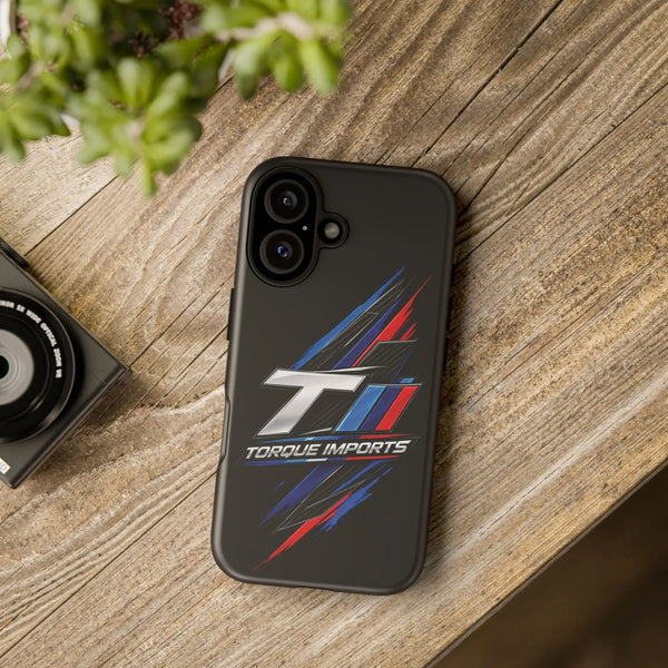 Tough Cases Phone Case — Torque Imports Racing Stripe Design Printify