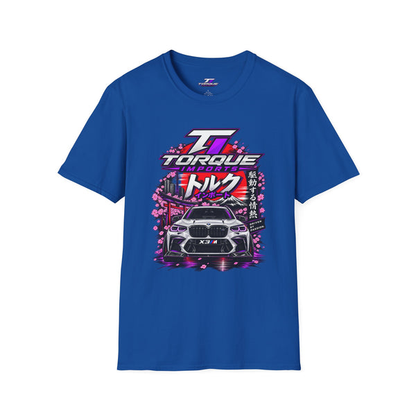 Torque Drift Car Tee — Japanese Retro Racing T-Shirt (トルク)