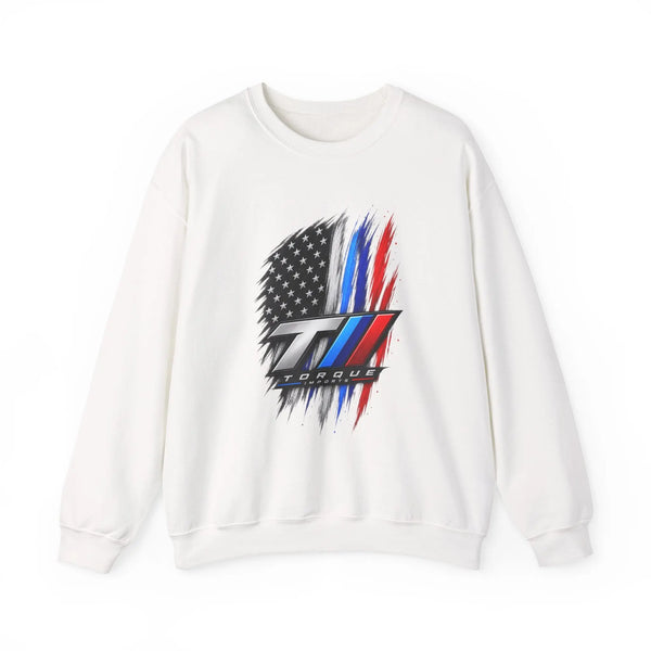 Torque American Flag Crewneck Sweatshirt