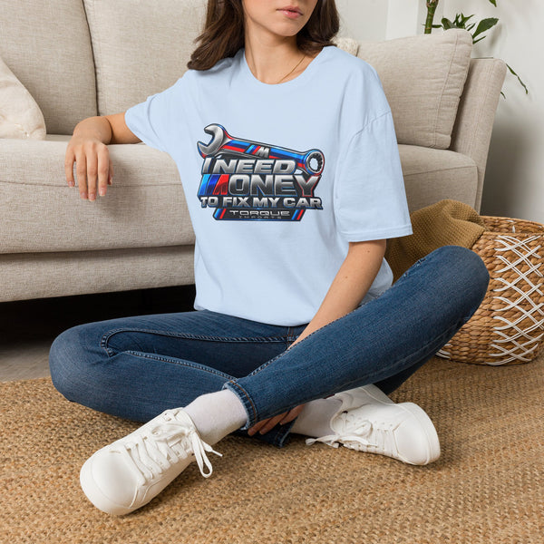 Torque Imports — "I Need Money To Fix My Car" Wrench Auto Repair Tee