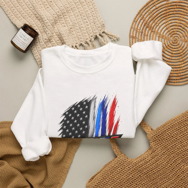 Torque American Flag Crewneck Sweatshirt