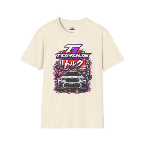 Torque Drift Car Tee — Japanese Retro Racing T-Shirt (トルク)