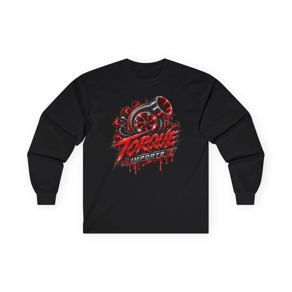 Torque Motorsports Turbo Long Sleeve Tee in Black