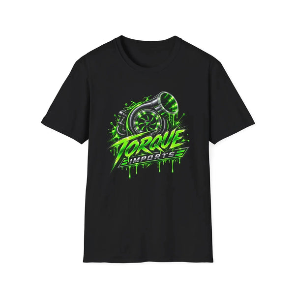 Turbocharger Graphic T-Shirt in Black